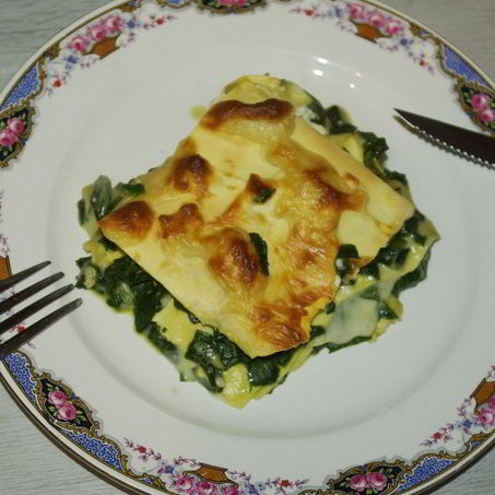 Рецепт Лазаний со шпинатом