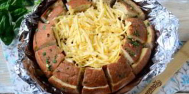 Рецепт лазаний в цветущем хлебе