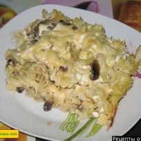 Рецепт Ленивой лазанья с шампиньонами