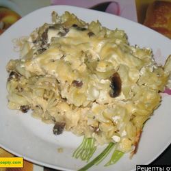 Рецепт Ленивой лазанья с шампиньонами
