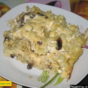 Рецепт Ленивой лазанья с шампиньонами