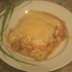 Рецепт Мясной лазанья с кабачками