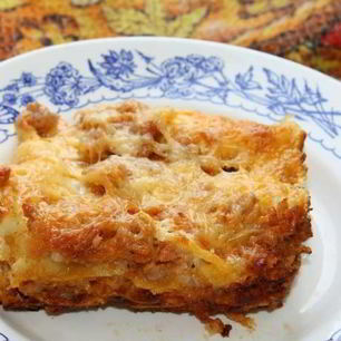 Рецепт Мясной лазанья