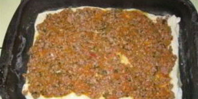 Рецепт мясной лазанья