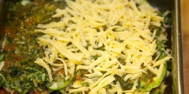 Рецепт вегетарианской лазанья