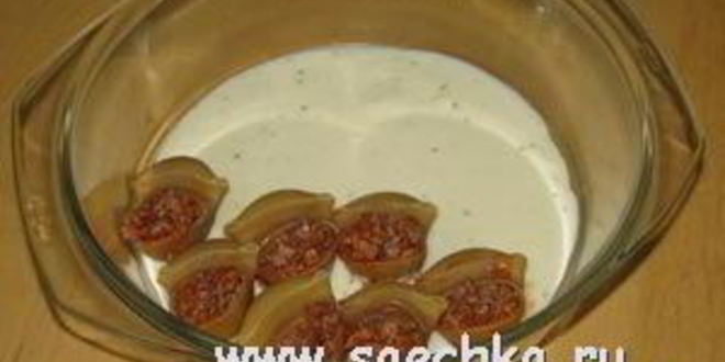 Рецепт фаршированных макарон