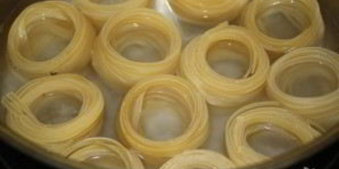 Рецепт гнезд, фаршированных овощами