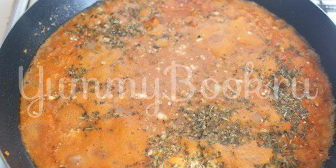 Рецепт каннеллонь с фаршем в томатном соусе