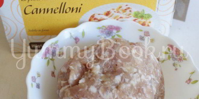 Рецепт каннеллонь с фаршем в томатном соусе
