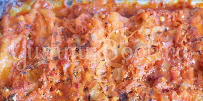 Рецепт каннеллонь с фаршем в томатном соусе