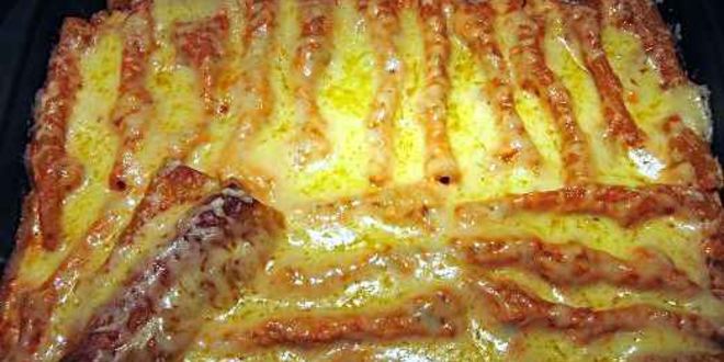 Рецепт каннеллонь с мясной начинкой