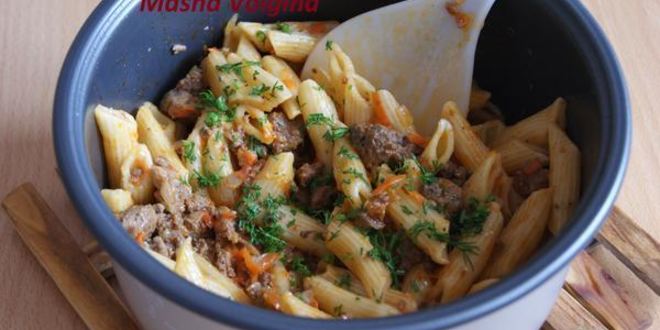 Рецепт макарон по-флотски в мультиварке