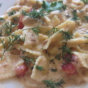 Рецепт Пасты фарфалле с тунцом