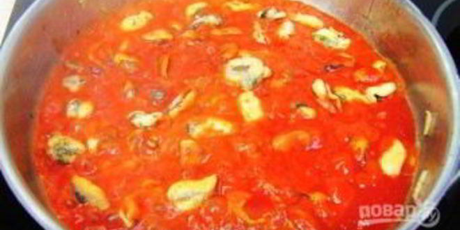 Рецепт пасты под томатным соусом