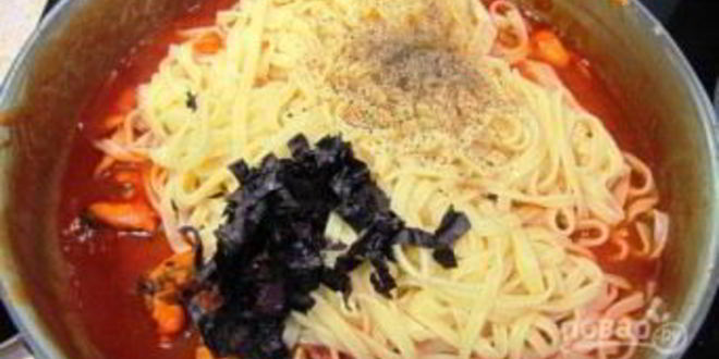 Рецепт пасты под томатным соусом