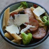 Рецепт Пасты с брокколи и колбасой