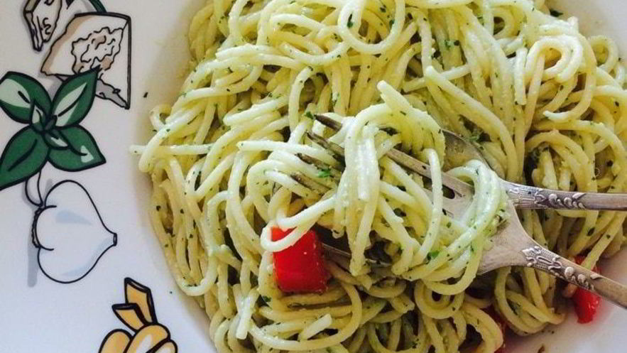 Рецепт пасты с домашним песто