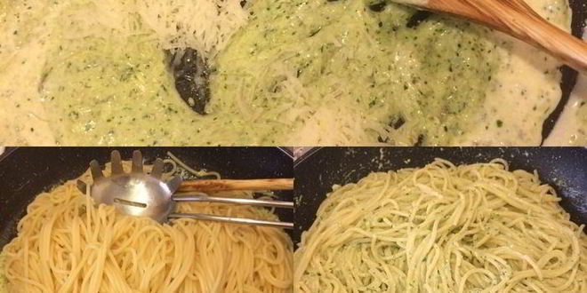 Рецепт пасты с домашним песто