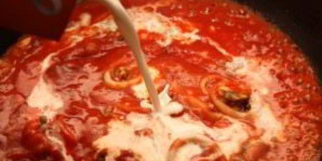 Рецепт пасты с морепродуктами в томатном соусе