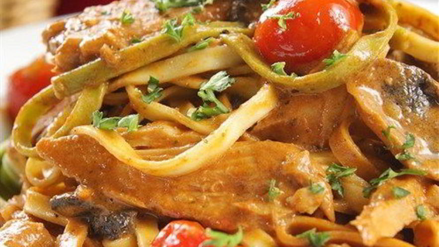 Рецепт пасты с тунцом и томатами