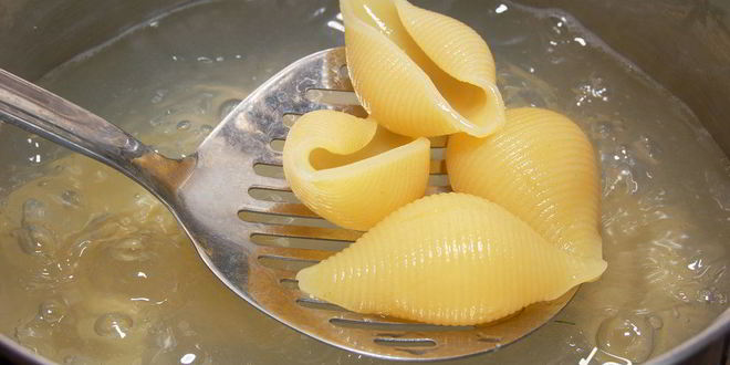 Рецепт ракушек, фаршированных пшенной кашей и грибами