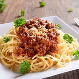 Рецепт Спагетти болонезе с травами