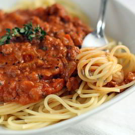 Рецепт Спагетти болоньезе