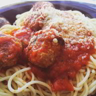 Рецепт Спагетти с мясными шариками