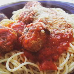 Рецепт Спагетти с мясными шариками