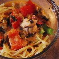 Рецепт Тайской пасты с куриным филе