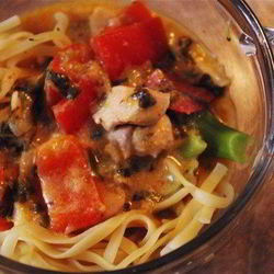 Рецепт Тайской пасты с куриным филе