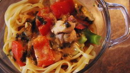 Рецепт Тайской пасты с куриным филе