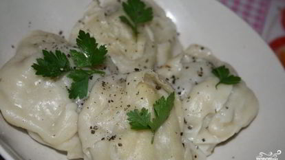 Рецепт Мантов из свинины