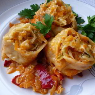 Рецепт Мантов ленивых с картофельной начинкой