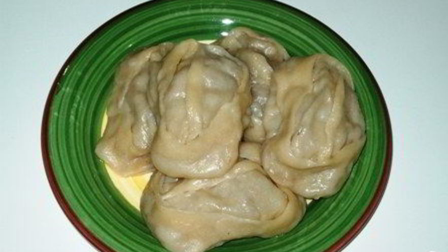 Рецепт мантов с тыквой и фаршем