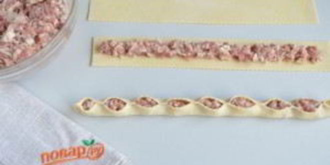 Рецепт мантов в форме розочек