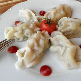 Рецепт Мантов в пароварке