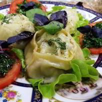 Рецепт Сочных мантов со свининой и пекинской капустой