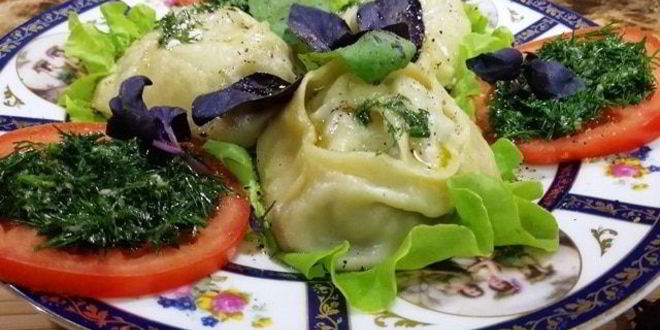 Рецепт сочных мантов со свининой и пекинской капустой