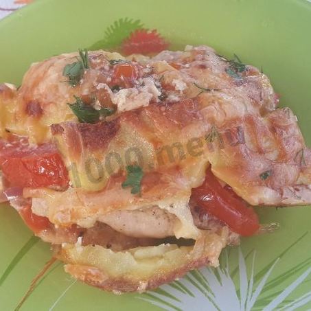 Рецепт Картофеля по-французски с индейкой