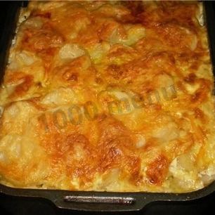 Рецепт Картошки по-французски с фаршем в духовке