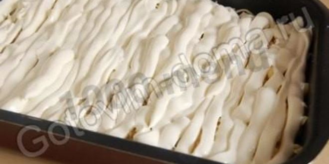 Рецепт картошки по-французски с фаршем в духовке