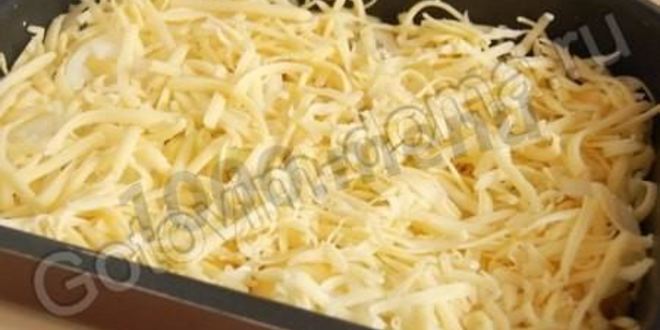 Рецепт картошки по-французски с фаршем в духовке