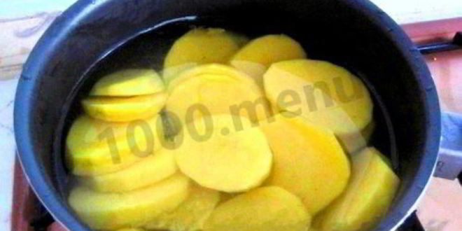 Рецепт картошки по-французски с фаршем в духовке