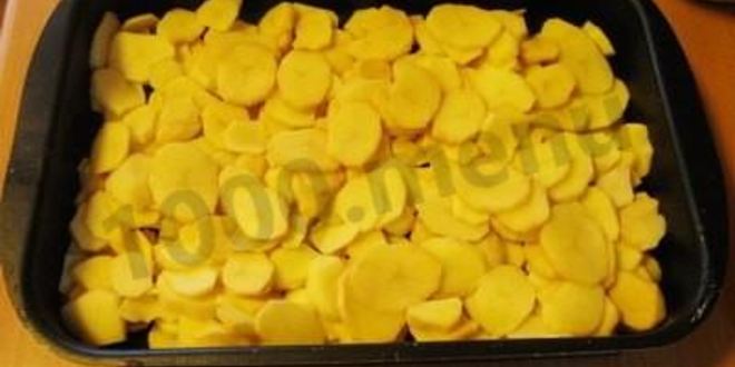 Рецепт картошки по-французски с фаршем в духовке