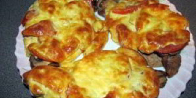 Рецепт мяса по-французски на сковороде с грибами