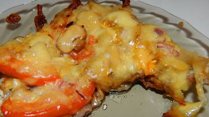 Рецепт Мяса по-французски с грибами