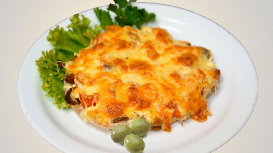 Рецепт мяса по-французски с картошкой и вешенками