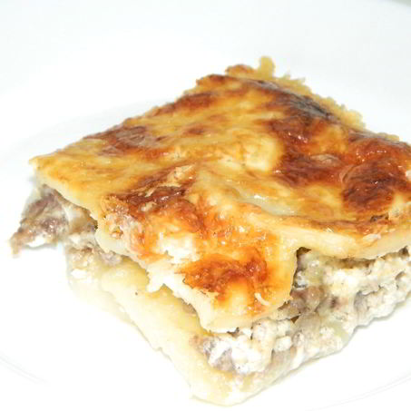 Рецепт Мяса по-французски с картошкой в духовке