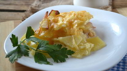 Рецепт Мяса по-французски с картошкой